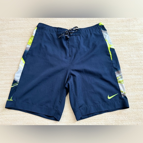 Nike Other - Nike Men’s Swim Trunks With Pockets, Blue Size Large